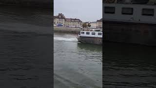 Beautiful view of (Seine River) in Paris #france #travel #viral #trending