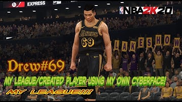 MyLeague insane highlights!,Created player using my own cyberface  !  Heat vs lakers(NBA2K20PC)
