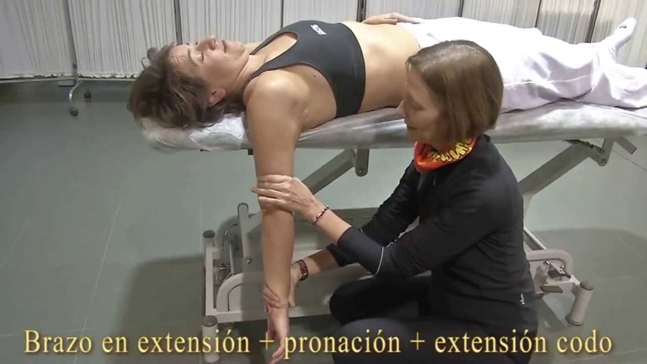Estiramiento del triceps braquial