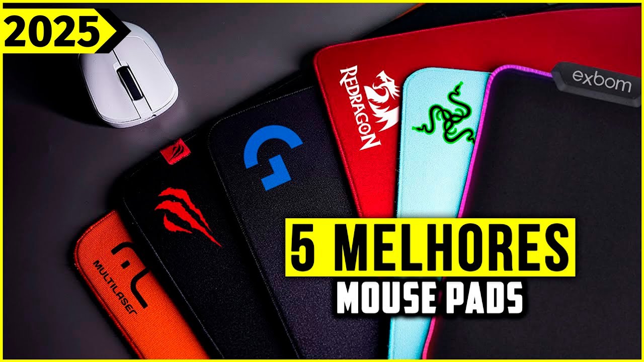 Os 5 Melhores Mouse Pad Em 2024! // Tem Bom e Barato, Gamer, Com RGB e