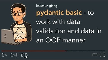 Pydantic basics for data validation