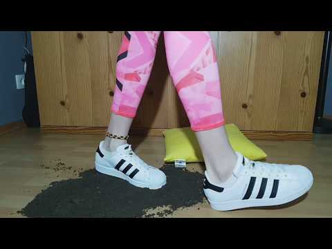 Trample doormat pillow with Adidas Suprstars pink Vans and Nike Free Crush Fetish CRUSHFETISH_8989