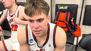 Dallin Hall postgame NCAA Tournament Wright State