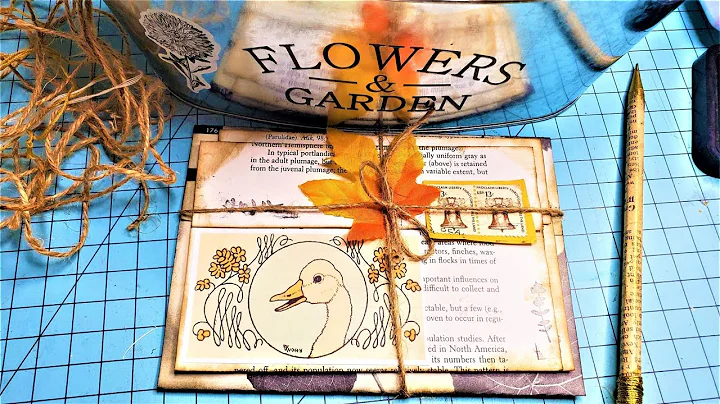 TURN OLD BOOK PAGES into BEAUTIFUL WRITING PAPER & ENVELOPE SETS for Junk Journals! Paper Outpost :)