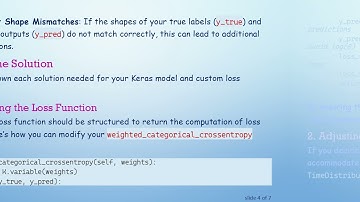 Resolving ValueError: No gradients provided for any variable in Keras Custom Loss Functions