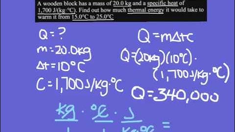 Calculating Thermal Energy