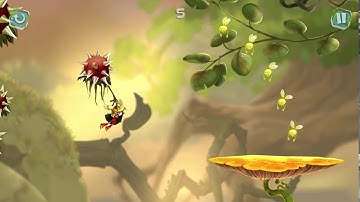 Rayman Mini 1-7 Swinging 100 Lums perfect