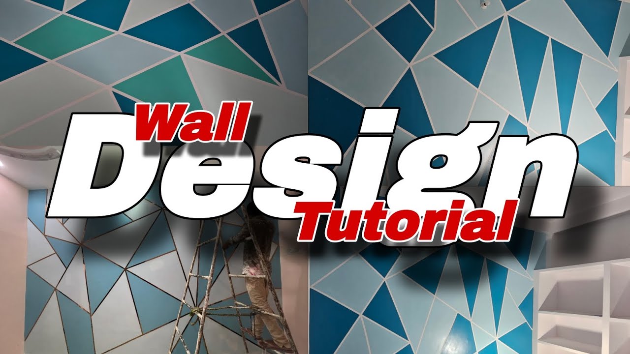 Let's Create Wall Design || Without Helper 
