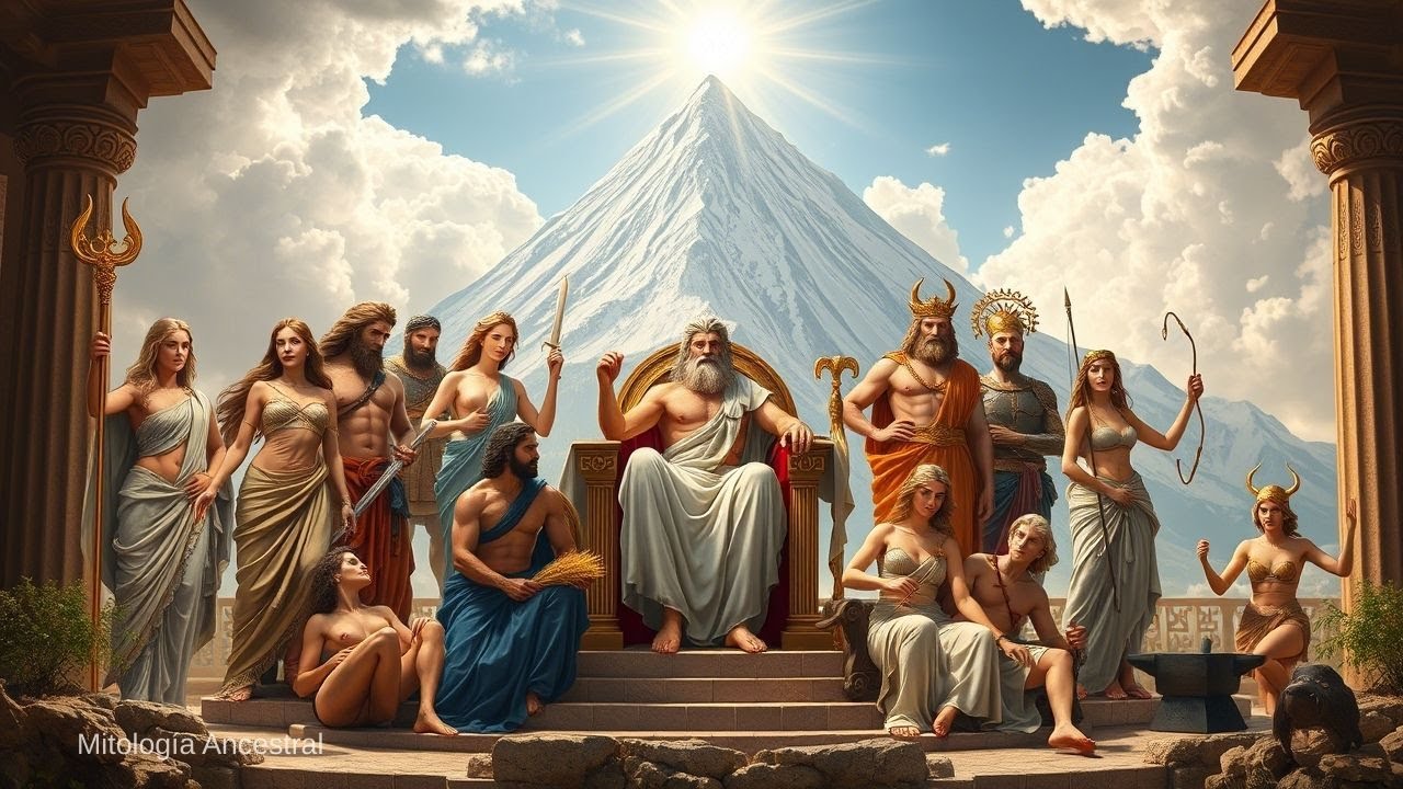 🔱 12 богов Олимпа: история, сила и секреты греческой мифологии @MitologíaAncestral