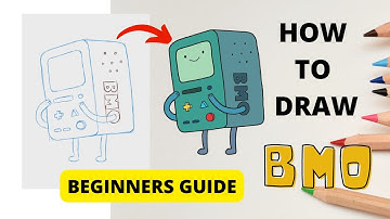 How To Draw For Beginners - BMO | Adventure Time | Step By Step Guide