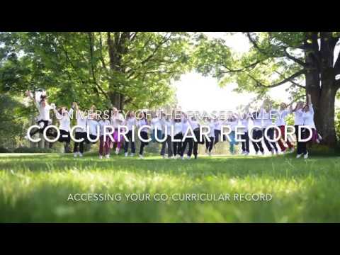 Accessing Your Co-Curricular Record @ UFV