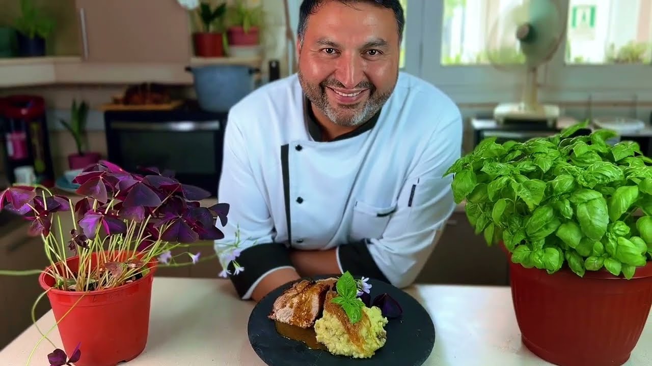 Lomo de cerdo con miel y merken