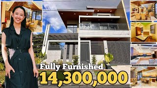 HOUSE TOUR 14: LUXURIOUS & FULLY FURNISHED 2 STOREY MODERN HOUSE FOR SALE | LORAHousePh