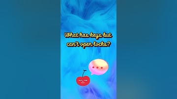 Riddle- What has keys but can