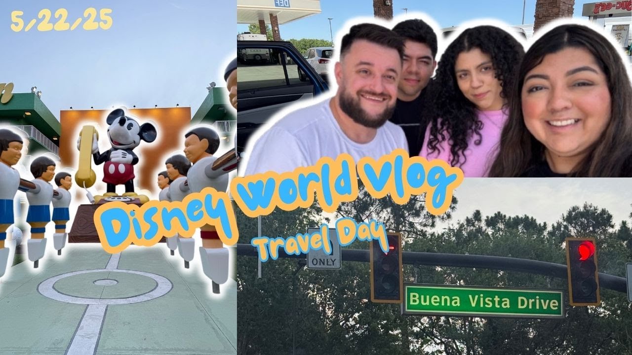 DISNEY WORLD VLOG | Travel Day, Roadtrip from Texas to Florida, Checking into Pop Century