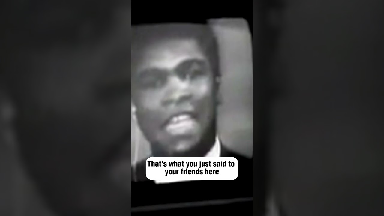 Muhammad Ali's defending islam on a live TV show