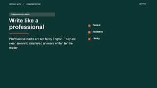 ACCA Professional Marks: Communication | How to Write Examiner-Friendly Answers