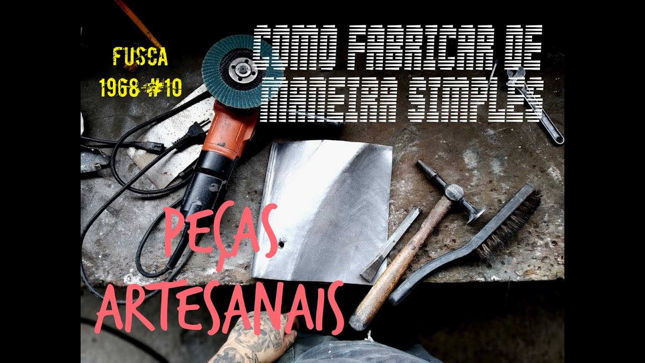 Fusca 1968 - Fabricação Artesanal do Pé de Coluna Externo