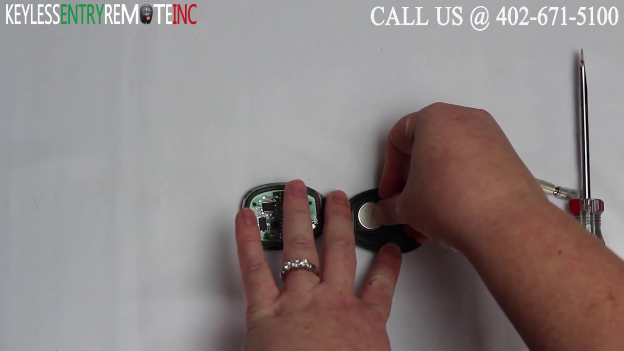 How To Replace A 2007 2010 Saturn Outlook Key Fob Battery YouTube