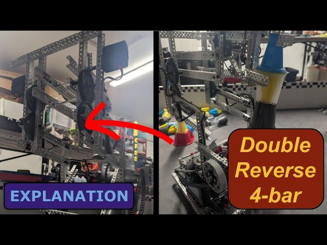 Double Reverse 4-bar Mechanism for Vertical Motion