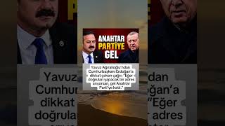 Erdoğan’a Di̇kkat Çeken Çağri Yavuz Ağirali̇oğlu’nun Sözleri̇ Gündem Oldu
