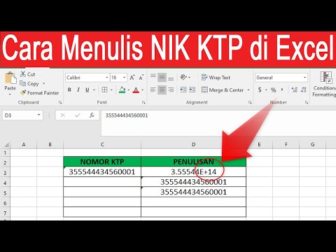 cara menulis nomor