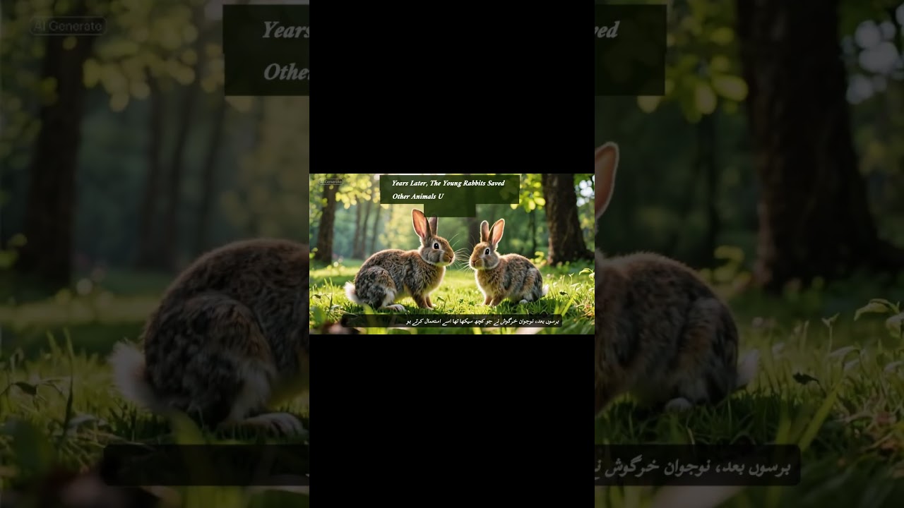 🐰 Title: "The Brave Rabbit 🐇 | A Heartwarming Tale of Courage and Family" 