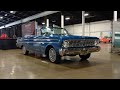 1964 Ford Falcon Sprint Convertible in Blue & 260 Engine Sound on My Car Story with Lou Costabile