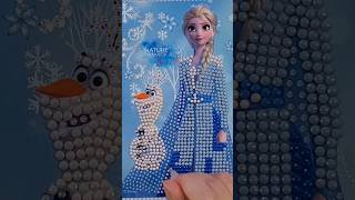 Frozen 2 Diamond Painting Fun:Sparkle with Elsa & Olaf in a Magical Craft Adventure!#shorts #frozen