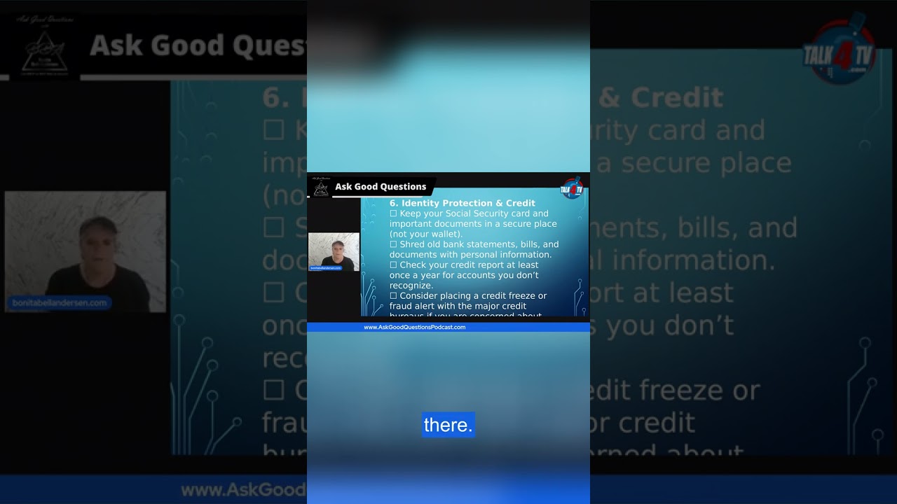 Check Your Credit Report and Consider a Credit Freeze