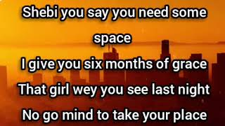 joeboy - Don't call me back (lyrics) ft Mayorkun