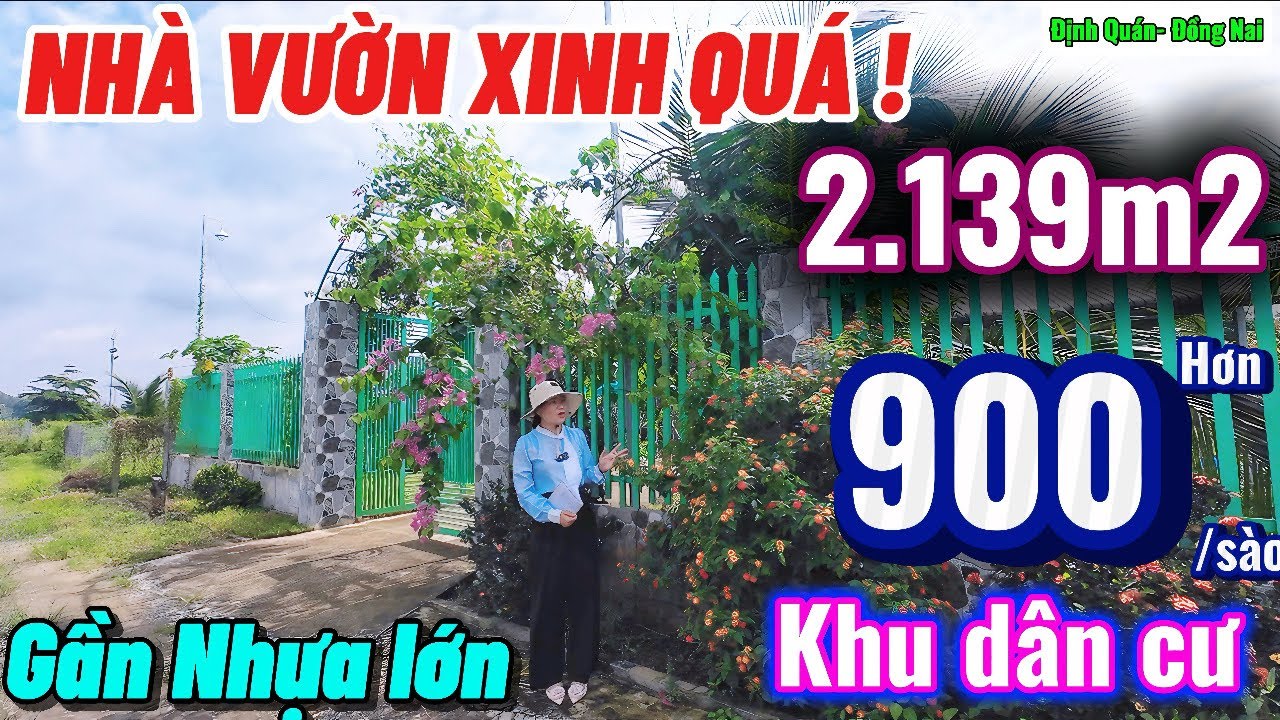 Nhà đất đồng nai,Nhà vườn nghỉ dưỡng nhỏ xinh siêu đẹp ngay khu dân cư gần đường nhựa lớn giá tốt