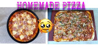 HOW TO MAKE HOMEMADE PIZZA DOUGH FROM SCRATCH||FILIPINA SPANISH VLOG||MAMI RI CHANNEL