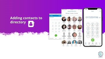 How to add a contact to your directory using the Curo IP Desktop app
