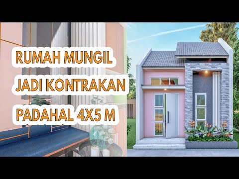 Rumah mungil cocok jadi kontrakan dilahan 4x5 m