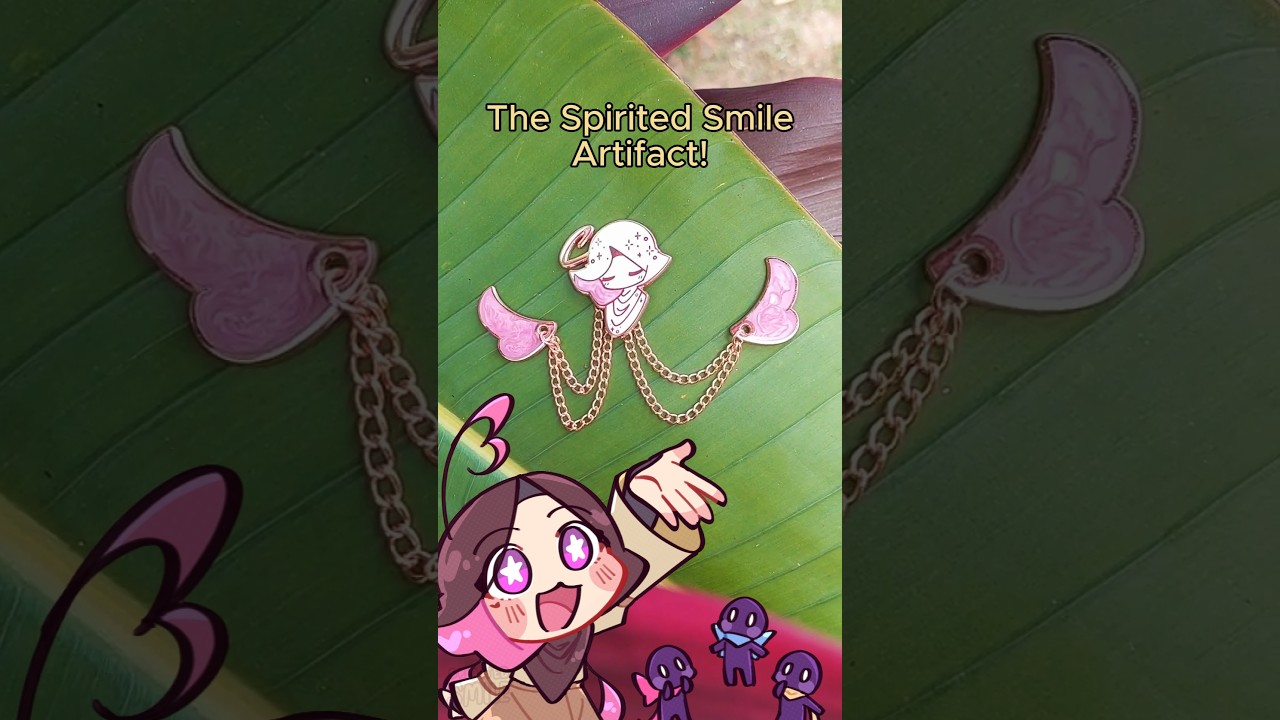 SPIRITED SMILE ENAMEL PIN?!?! #spirited_smile #GSJJ