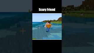 Minecraft horror mods Freiend.exe #minecraft #shorts #gaming