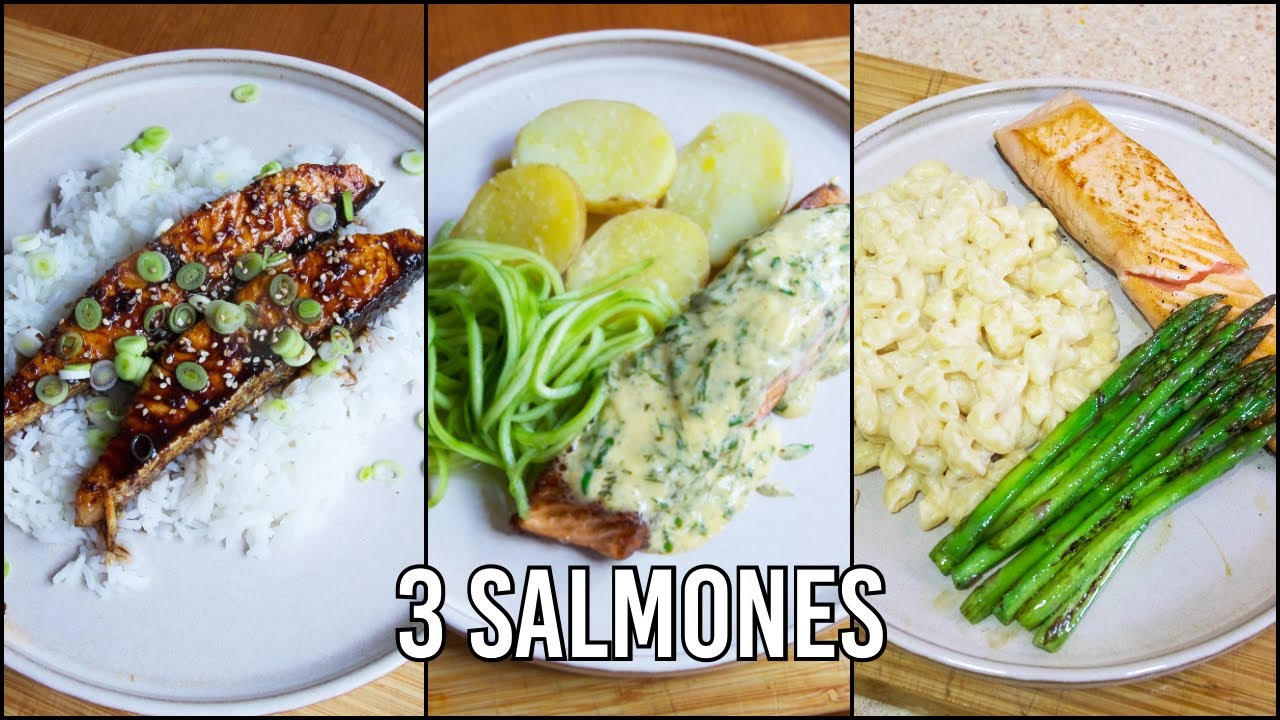 Tres recetas de salmón perfectas