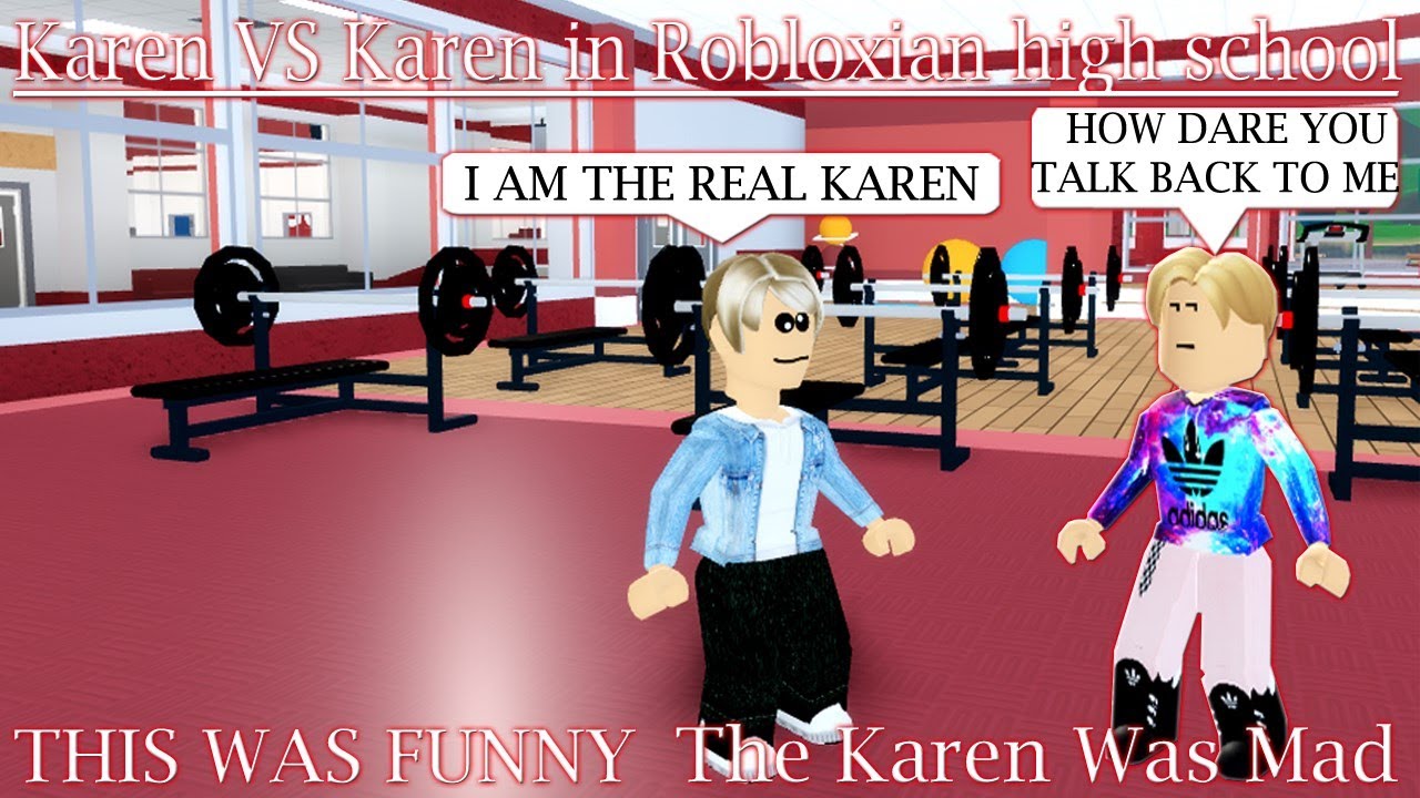 Karen Vs Karen In Robloxian High School Funny Video Youtube - scp 049 in robloxian high school youtube