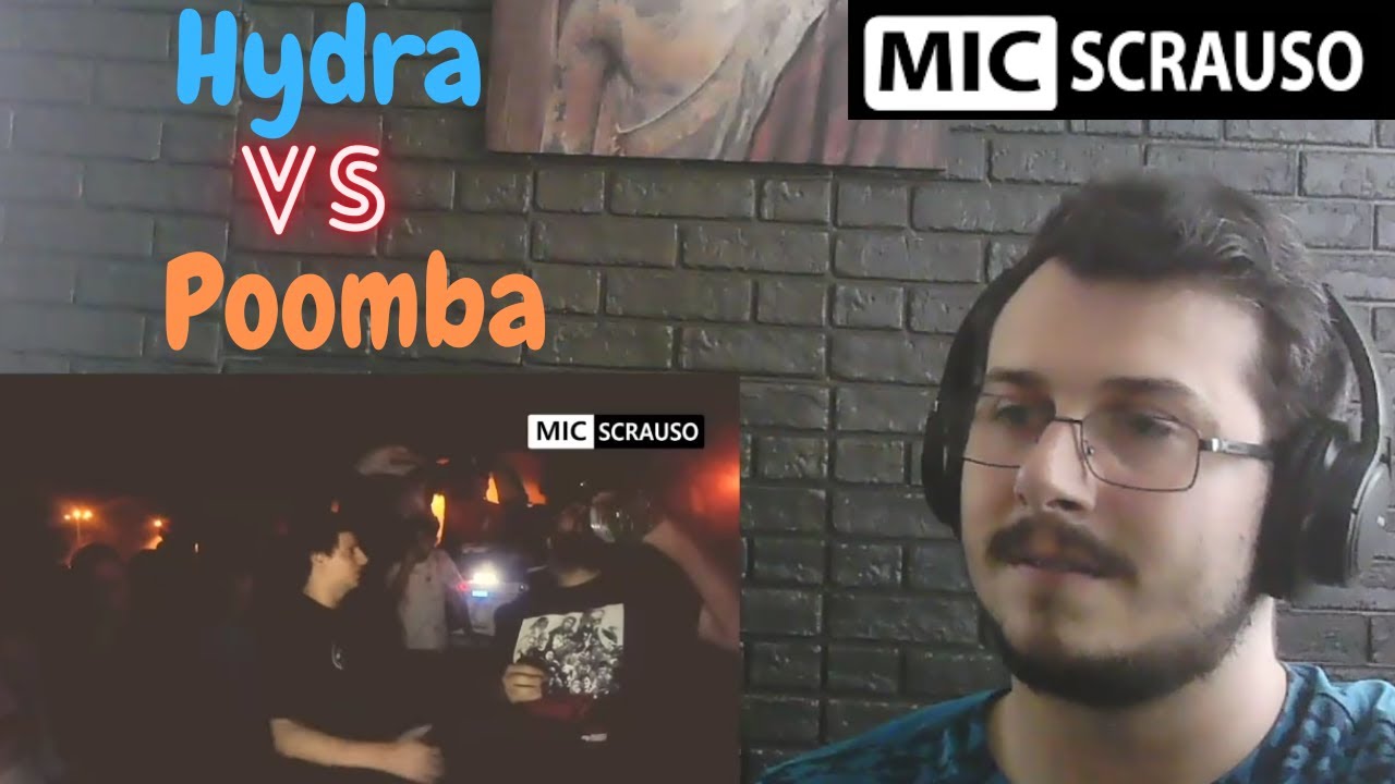 REAZIONE freestlye battle MIC SCRAUSO II - Hydra VS Poomba (semifinale) REACTION