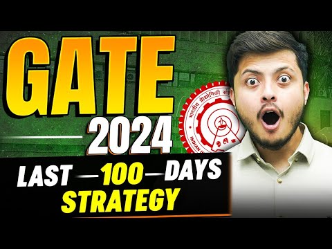 How To Get Top Rank in GATE 2024 in Last 100 Days - YouTube