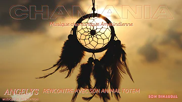 CHAMANIA musique chamane-son binaural-Tambour -432hz-chant amérindien-se relier à son animal Totem