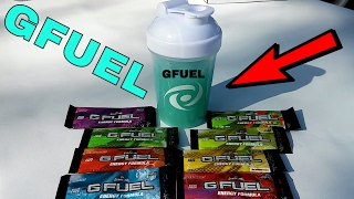 GFUEL!!! UNBOXING TASTE TEST / REVIEW