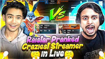 RAISTAR PRANK ON A CRAZY LIVE STREAMER || THE STAR