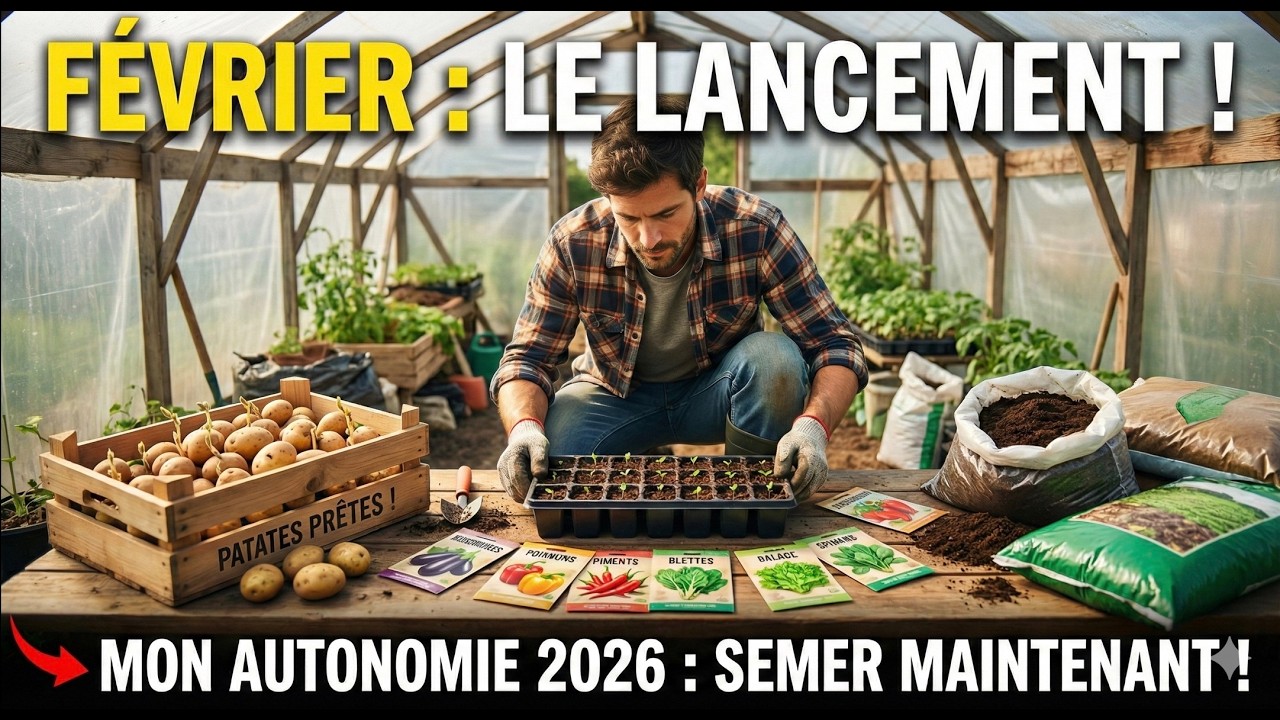 Si tu rates ces semis en février, c’est foutu pour l’été… 🌱💥