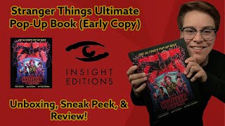 Stranger Things Ultimate Pop-Up Book Early Copy Unboxing, Sneak Peek, & Review