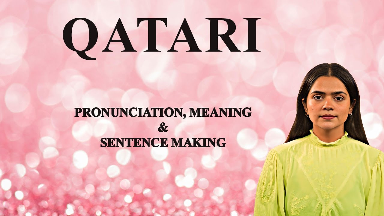 Qatari - Meaning_&_Pronunciation_Word_World_Audio_Video_Dictionary ...