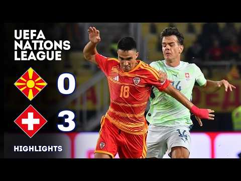 Video North Macedonia - Switzerland | 0-3 | Highlights | Nations League 2026-27 | macedonia switzerland