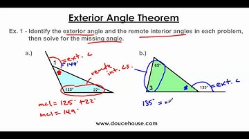 Exterior Angle Theorem