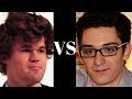The very first historical classical encounter between Magnus Carlsen and Fabiano Caruana